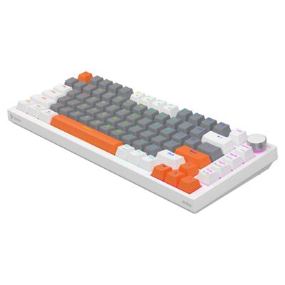 Savio ASTRAL WHITE JADE 3 COLOURS toetsenbord Gamen USB QWERTY US International