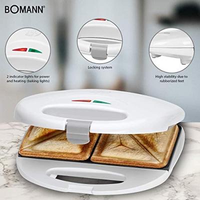 Bomann 650160 Sandwich toaster Wit