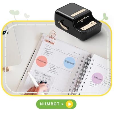 NIIMBOT A2A78358001 Gekleurd 175 stuk(s) Prijslabels, Naametiketten - thumbnail