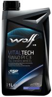 Wolf motorolie "vitaltech pi c3" motoroil 5w40 1l vitaltech pi c3 - thumbnail