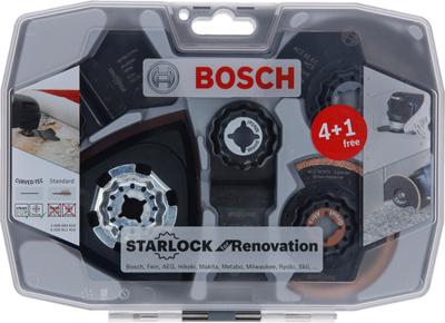 Bosch Professional Multitool zaagbladenset 5-Delige Starlock Best of Cutting Renovatie - 2608664624