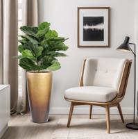 Lyrata Kunstplant N 90cm in pot - thumbnail