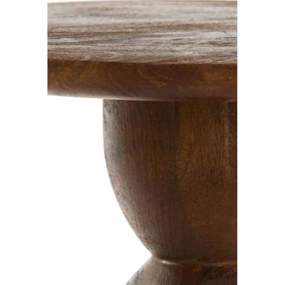 Light & Living Bijzettafel 'Torir' Mangohout, 40cm, kleur Bruin