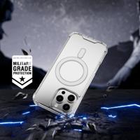 4Smarts Hybrid Case Ibiza Backcover Apple iPhone 16 Pro Max Transparant Inductieve lading - thumbnail