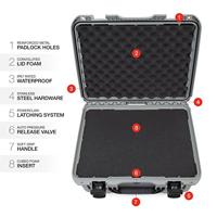 NANUK Transportkoffer Mod. 933 (b x h x d) 457 x 241 x 330 mm Zilver 933-1005 - thumbnail