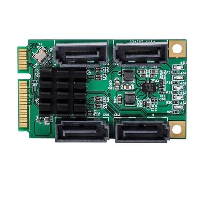 4-poorts SATA III 6G mini PCI Express Marvel 88SE9215 controller kaart 4-poorts SATA III 6G mini PCI Express Marvel 88SE9215 controller kaart