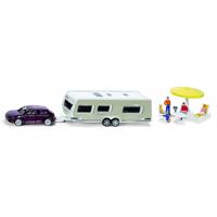Siku 2542 personenauto met caravan - thumbnail