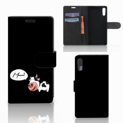 Sony Xperia XZ | Sony Xperia XZs Leuk Hoesje Cow Sony Xperia XZ | Sony Xperia XZs Leuk Hoesje Cow