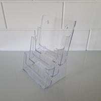 Folderbak 3-vak x A4 staand - 9 stuks - thumbnail