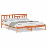 Bedframe Wasbruin 180 x 200 cm Massief grenenhout - thumbnail