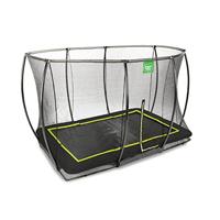 Exit Silhouette InGround trampoline met net - 305 x 214 cm - Zwart - thumbnail