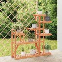 VidaXL Plantenstandaard 110x25x111 cm massief vurenhout - thumbnail