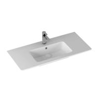 Badkamermeubelset Sanicare Q8 Twee Zelfsluitende Soft-Closing Laden 100x46 cm (alle kleuren, spiegel optioneel) - thumbnail