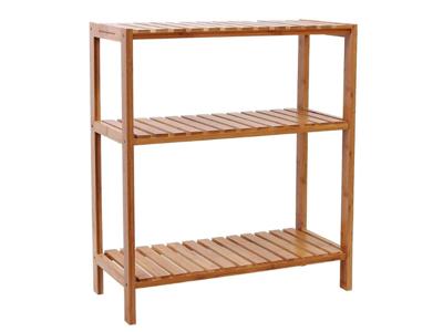 Badkamerrek LEOS 3 legplanken bamboe