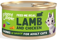 Cat adult chuncks lamb/chicken 85g Edgard & Cooper - Edgard en cooper - thumbnail