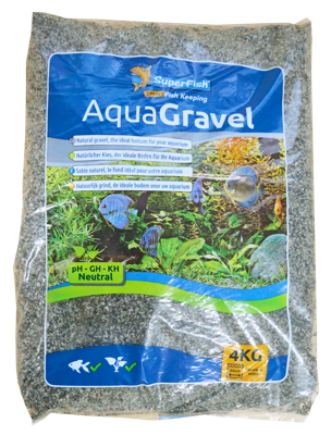 Aqua Grind Grijs 1-2 Mm 4 Kg aquaria Superfish - Superfish