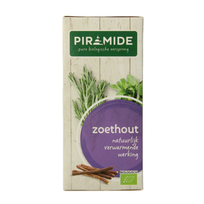 Zoethout thee eko bio 20 Zakjes Zoethout thee eko bio 20 Zakjes