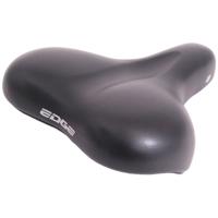 Edge Fietszadel city rental - zwart (werkplaatsverpakking) - thumbnail