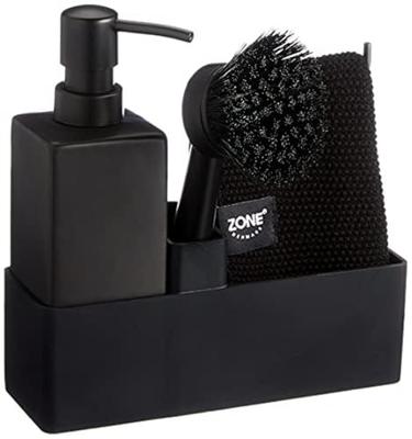 Zone - Solo - Keukenset Zwart 4-dlg