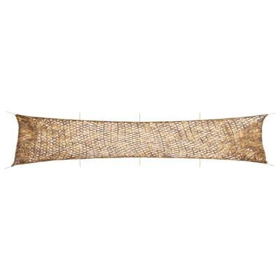 Camouflagenet met opbergzak 844x142 cm zandkleurig Camouflagenet met opbergzak 844x142 cm zandkleurig