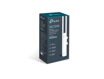 TP-LINK EAP225-Outdoor TP-Link EAP225-Outdoor - Funkbasisstation - Wi-Fi 5 Single WiFi-accesspoint 1200 MBit/s 2.4 GHz, 5 GHz