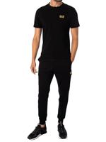 EA7 Emporio Armani 8NPT25 T-Shirt Heren Zwart/Goud - Maat XL - Kleur: GoudZwart | Soccerfanshop - thumbnail