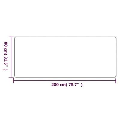 Tapijtloper 80x200 cm sisal-look zandkleurig - thumbnail