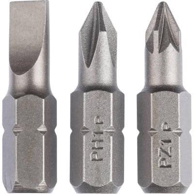 Bosch Accessoires 3-delige schroefbitset standaard | 25 mm (HEX, PH, PZ) - 2609255974 Bosch Accessoires 3-delige schroefbitset standaard | 25 mm (HEX, PH, PZ) - 2609255974