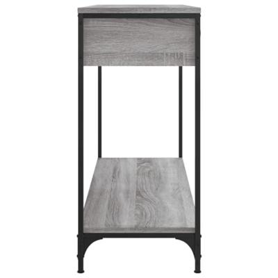 Wandtafel 100x34,5x75 cm bewerkt hout grijs sonoma eikenkleurig