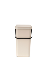Brabantia Sort & Go afvalemmer 16 liter Soft Beige - thumbnail