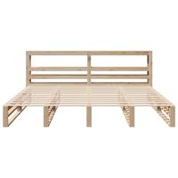 Bedframe zonder matras massief grenenhout 180x200 cm - thumbnail