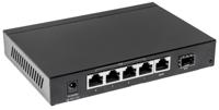 Intellinet 561174 netwerk-switch Gigabit Ethernet (10/100/1000) Zwart Power over Ethernet (PoE) - thumbnail