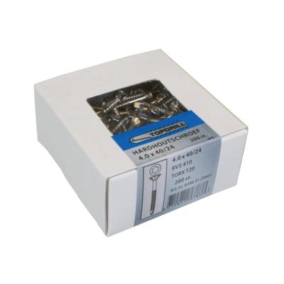 Topdrill Spaanplaatschroef Zelfborend Rvs-410 Pk Torx TX25 6.0X60/35 | 100 stuks - 0206.31.50001