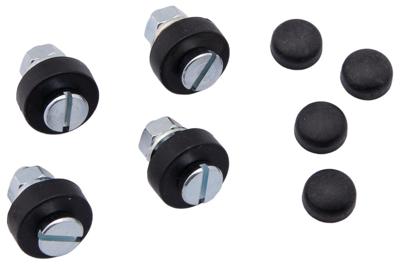 Dresselhaus kentekenplaatschroef assortiment "sb-mix" license plate number sb-m 6x20/caps (black)