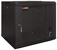 WP Rack WPN-RWB-09605-B Wandbehuizing Glasdeur 9U Zwart - 600x500x500mm (BxHxD) - thumbnail