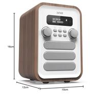 Denver DAB-48 Keukenradio VHF (FM), DAB+ Bluetooth Incl. afstandsbediening Wit - thumbnail
