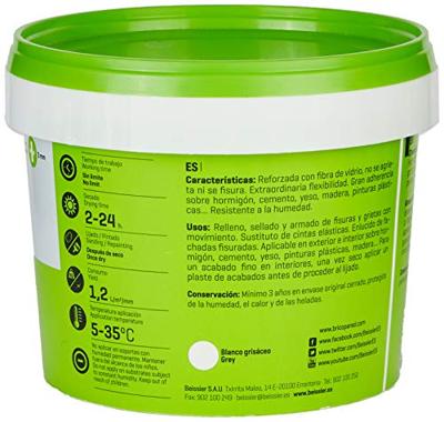 Stopverf Aguaplast 70037-003 Vezel Wit 750 ml