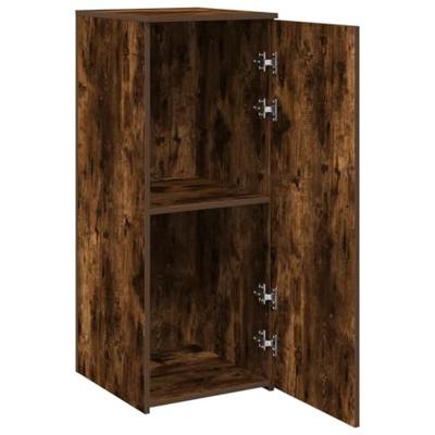 Opbergkast 40x45x103,5 cm bewerkt hout gerookt eikenkleur