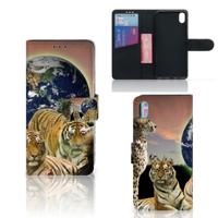 Xiaomi Redmi 7A | Telefoonhoesje | Met pasjeshouder | Roofdieren - thumbnail