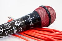 iDance Color Mic CLM3 Microfoon Rood/Zwart - thumbnail