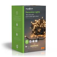 Nedis CLLS180 Decoratieve Verlichting Koord 180 Led's Warm Wit 13.50 M Licht Effecten: 7 Binnen & Buiten Netvoeding - thumbnail