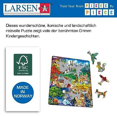 Larsen legpuzzel Maxi Sprookjes van Grimm junior 33 stukjes Larsen legpuzzel Maxi Sprookjes van Grimm junior 33 stukjes
