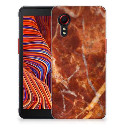 Samsung Galaxy Xcover 5 | TPU | Siliconen hoesje | Marmer Bruin