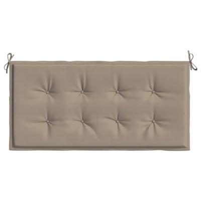VidaXL Tuinbankkussen 120x50x4 cm oxford stof taupe VidaXL Tuinbankkussen 120x50x4 cm oxford stof taupe