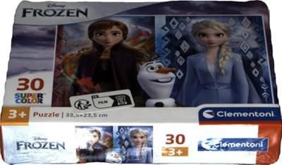 Clementoni legpuzzel super color frozen ii, 30st.