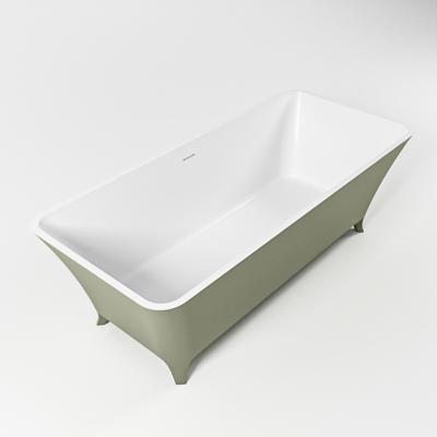 Vrijstaand Bad MONDIAZ LUNDY 170x75cm Kleur Army / Talc Vrijstaand Bad MONDIAZ LUNDY 170x75cm Kleur Army / Talc