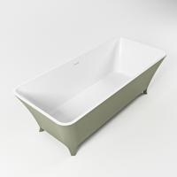 Vrijstaand Bad MONDIAZ LUNDY 170x75cm Kleur Army / Talc - thumbnail