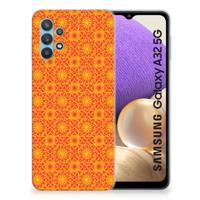 Samsung Galaxy A32 5G | TPU bumper | Batik Oranje - thumbnail