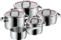 WMF Pannenset Function 4 - RVS - 5 Delig - thumbnail