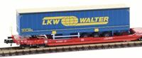 Fleischmann 6660050 N dubbele tasje-draaiwagen T3000e van de DB AG - thumbnail
